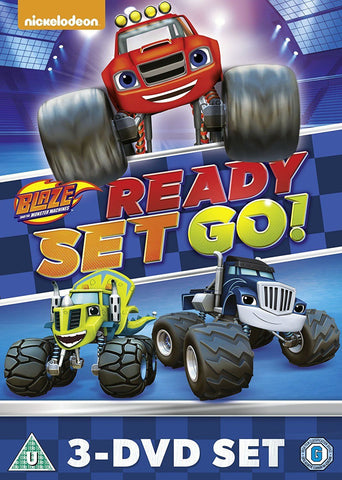 Blaze and the Monster Machines Ready Set Go Collection New DVD 3 Movies Region 4
