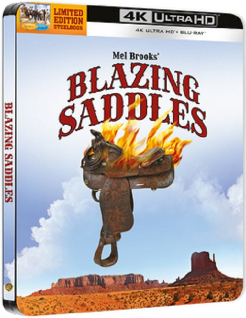 Blazing Saddles Limited Edition New 4K Ultra HD Region B Blu-ray + Steelbook