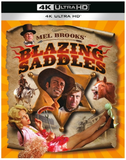 Blazing Saddles (Cleavon Little Gene Wilder) New 4K Ultra HD Region B Blu-ray