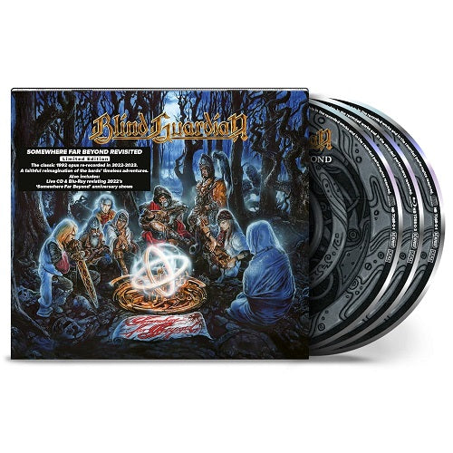 Blind Guardian Somewhere Far Beyond (Revisited) 3 Disc New CD + Blu-ray