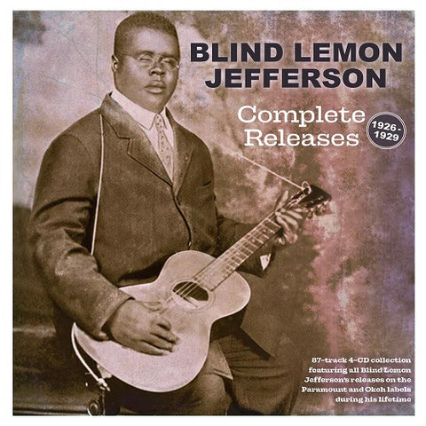 Blind Lemon Jefferson Complete Releases 1926-29 1926 29 4 Disc New CD