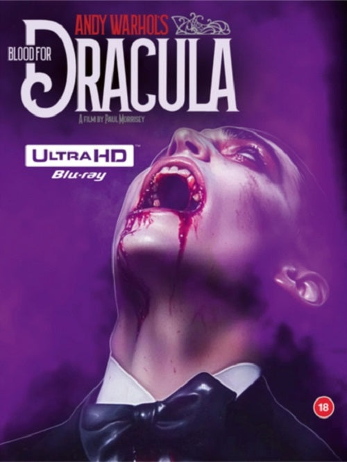 Blood For Dracula 1974 Limited Edition New 4K Ultra HD Region B Blu-ray Presale