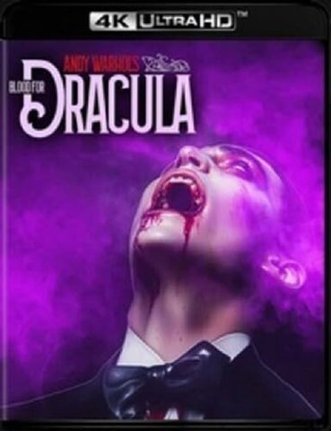 Blood for Dracula (Joe Dallesandro) Limited Edition 4K Ultra HD Blu-ray Presale