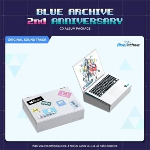 Blue Archive 2nd Anniversary Soundtrack New CD + Calendar + Photo Book + Photos