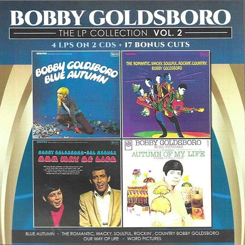 Bobby Goldsboro LP Collection Volume 2 Vol Two 2 Disc New CD Presale