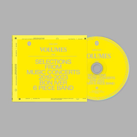 Bon Iver VOLUMES ONE SELECTIONS from MUSIC CONCERTS 2019 2023 CD Presale