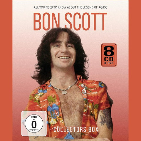 Bon Scott Collectors Box 8 Disc New CD + DVD Box Set AC DC AC/DC