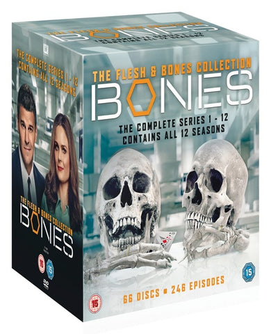 Bones The Flesh & Bones Collection Complete Series Season 1-12  66xDiscs DVD