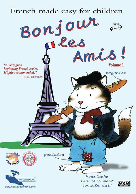 Bonjour Les Amis Volume 1 (Marie-Pierre Moine) Vol One New DVD Presale