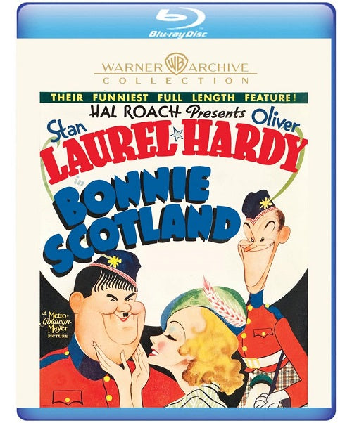 Bonnie Scotland (Stan Laurel Oliver Hardy June Lang) New Blu-ray Presale