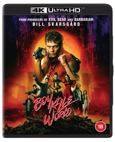 Boy Kills World (Bill Skarsgard Famke Janssen) New 4K Ultra HD Region B Blu-ray