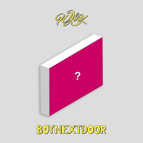 Boynextdoor WHY (DAZED ver.) New CD + Sticker + Photos + Photo Cards + Poster