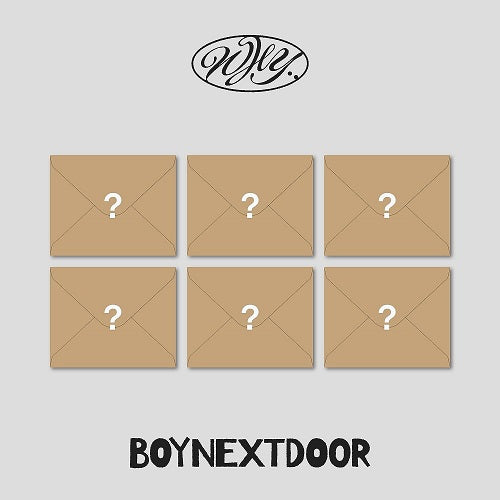 Boynextdoor WHY (LETTER ver.) New CD + Sticker + Photos + Photo Cards + Poster