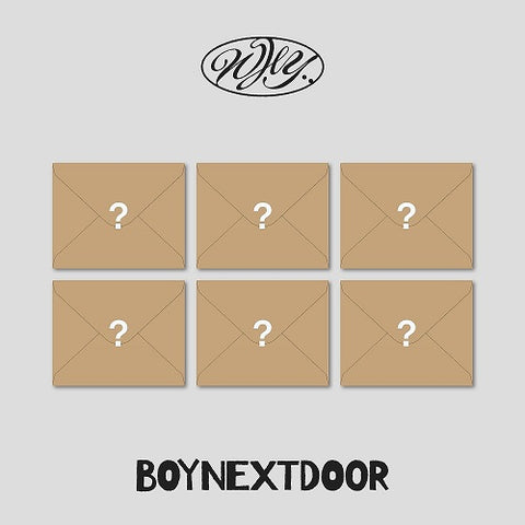 Boynextdoor WHY (LETTER ver.) New CD + Sticker + Photos + Photo Cards + Poster