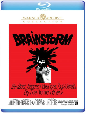 Brainstorm 1965 (Jeffrey Hunter Anne Francis Dana Andrews) Blu-ray Presale