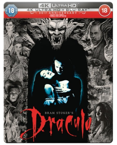 Bram Stokers Dracula 30th Anniversary New 4K Ultra HD Region B Blu-ray Steelbook
