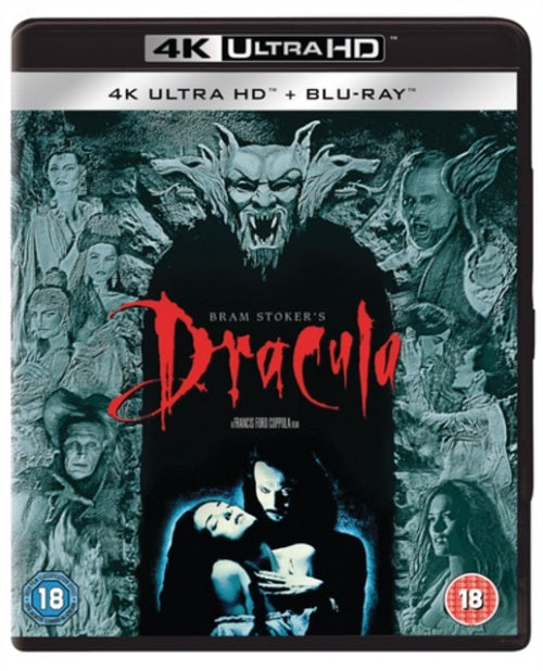 Bram Stoker's Dracula Stokers New 4K Ultra HD Region B Blu-ray