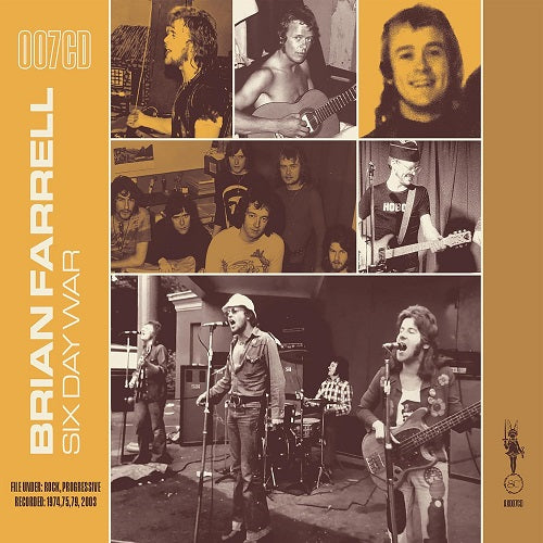 Brian Farrell Six Day War New CD Presale