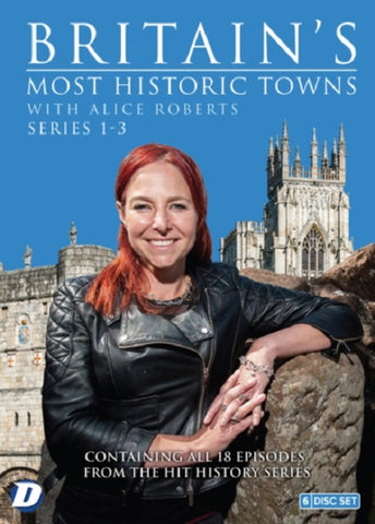 Britains Most Historic Towns With Alice Roberts Season 1 2 3 New DVD Box Set