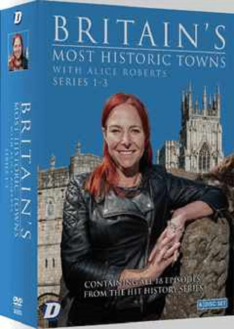Britain's Most Historic Towns With Alice Roberts Series 1 2 3 New Region 2 DVD