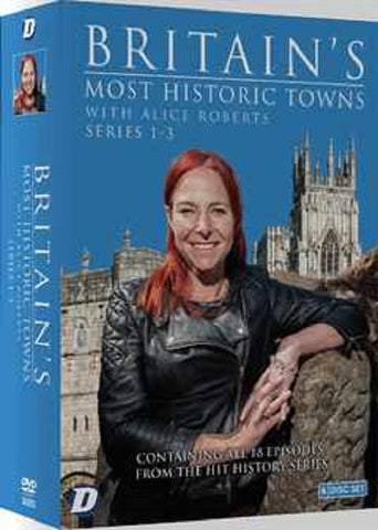 Britain's Most Historic Towns With Alice Roberts Series 1 2 3 New Region 2 DVD