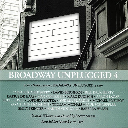 Broadway Unplugged Four Andrea Mcardle Beth Leavel Emily Skinner New CD