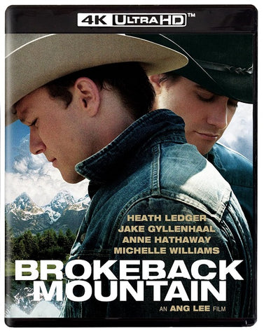 Brokeback Mountain (Heath Ledger Jake Gyllenhaal) New 4K Ultra HD Blu-ray