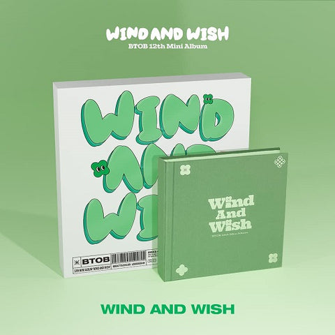 Btob Wind And Wish Random Cover & New CD + Sticker + Booklet + Poster + Photos