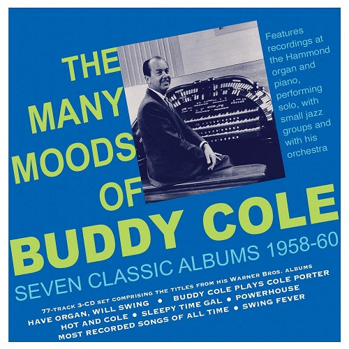 Buddy Cole The Many Moods of Buddy Cole 3 Disc New CD Box Set Presale