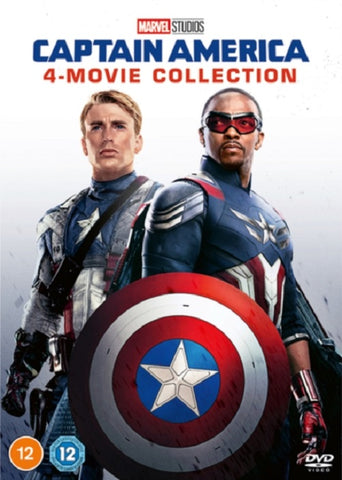 Captain America 1 2 3 4 Collection (Chris Evans Anthony Mackie) DVD Presale