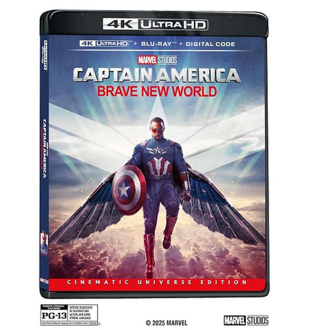 Captain America Brave New World New 4K Ultra HD Blu-ray + Digital Presale