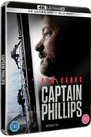 Captain Phillips Limited Edition New 4K Ultra HD Region B Blu-ray + Steelbook