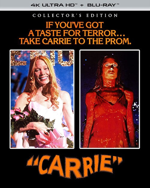 Carrie (Sissy Spacek Piper Laurie) Collectors Edition New 4K Mastering Blu-ray
