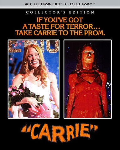 Carrie (Sissy Spacek Piper Laurie) Collectors Edition New 4K Mastering Blu-ray