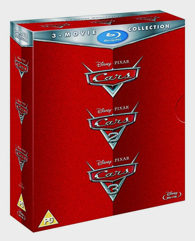 Cars 1 2 3 Blu-ray 3 Movie Collection One Two Three 1-3 (Disney) New Region B