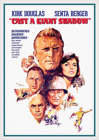 Cast a Giant Shadow (Kirk Douglas Senta Berger Angie Dickinson) New DVD