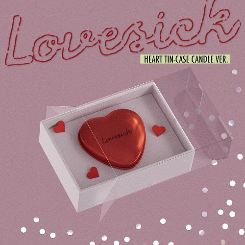 Chaeryeong Lovesick Heart Tin Case Candle Ver CD + Photo + Photo Card Presale