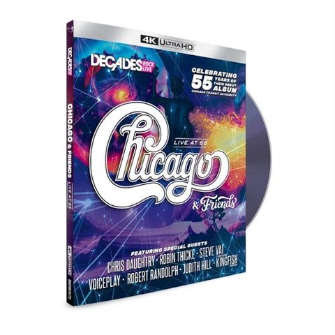 Chicago Live at 55 (Robert Randolph Steve Vai) New 4K Ultra HD Region B Blu-ray