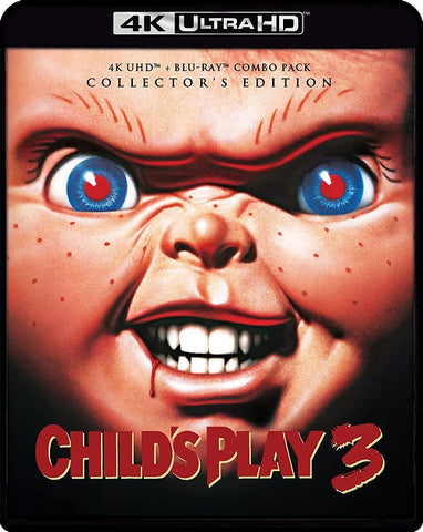 Child's Play 3 Three Childs Collectors Edition New 4K Ultra HD Blu-ray