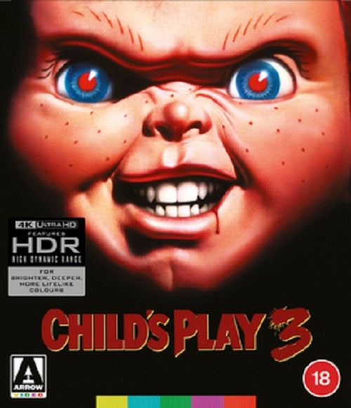 Childs Play 3 (Justin Whalin) Three New 4K Ultra HD Region B Blu-ray Presale