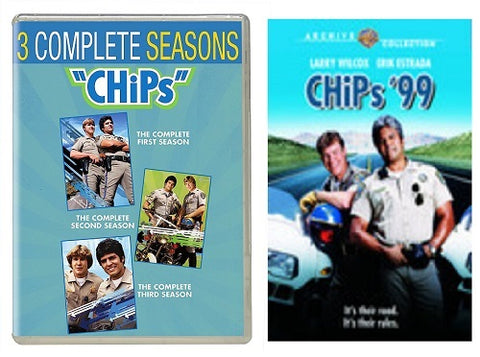 Chips Season 1 2 3 Series One Two Three + Chipps 99 New Region 4 DVD