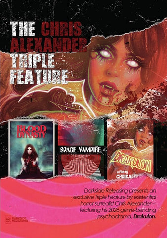 Chris Alexander Triple Feature Bloody Dynasty Space Vampire New DVD Presale