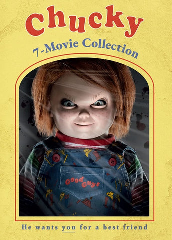 Chucky 7 Movie Collection Seven New DVD Box Set