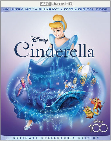 Cinderella (Ilene Woods Eleanor Audley Verna Felton) New 4K Mastering Blu-ray