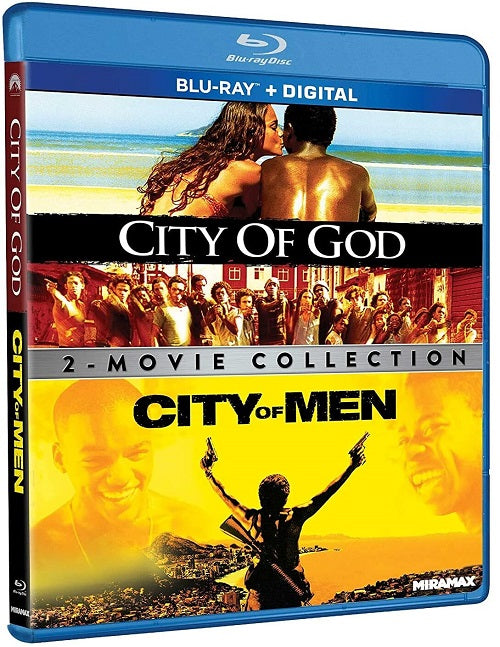 City of God + City of Men 2 Movie Collection (Alice Braga) New Region A Blu-ray