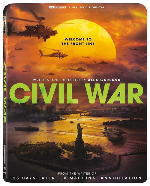 Civil War (Kirsten Dunst Wagner Moura) New 4K Ultra HD Blu-ray + Digital