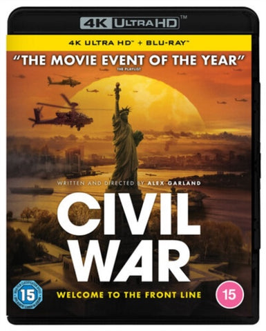 Civil War (Nick Offerman Kirsten Dunst) New 4K Ultra HD Region B Blu-ray