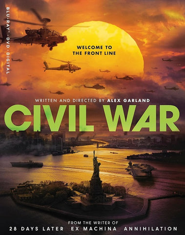 Civil War (Kirsten Dunst Cailee Spaeny) New Blu-ray + DVD + Digital