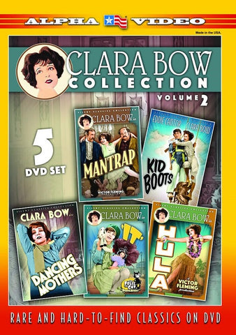 Clara Bow Collection Vol 2 Mantrap + Kid Boots + Dancing Mothers + Hula + It DVD