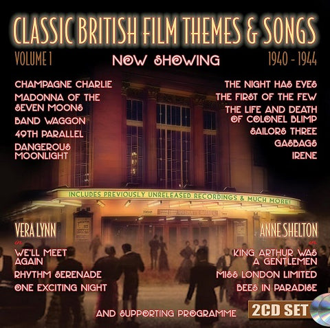 Classic British Film Themes & Songs Volume 1 Vol One And 2 Disc New CD